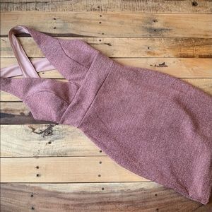 Windsor Gorgeous Rose Gold Mauve XS Mini Dress